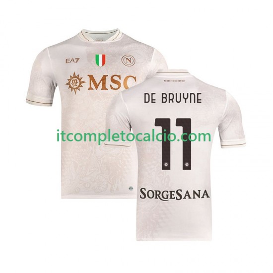 Maglia Napoli Kevin De Bruyne 11 Divisa Away 2025-2026 Manica Corta ,Uomo