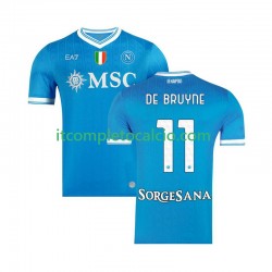 Maglia Napoli Kevin De Bruyne 11 Divisa Home 2025-2026 Manica Corta ,Uomo