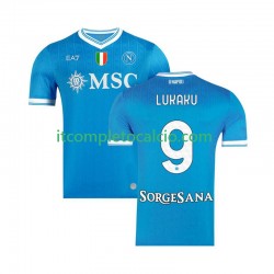 Maglia Napoli Romelu Lukaku 9 Divisa Home 2025-2026 Manica Corta ,Uomo