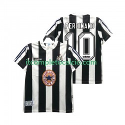Maglia Newcastle United FERDINANE 10 1995 1997 Retro Divisa Home Manica Corta ,Uomo