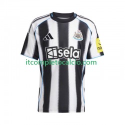 Maglia Newcastle United Divisa Home 2025-2026 Manica Corta ,Uomo