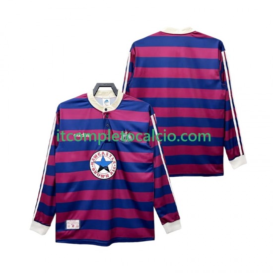 Maglia Newcastle United 1995 1997 Retro Divisa Away Manica Lunga ,Uomo