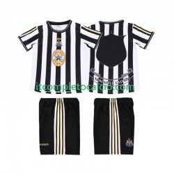 Maglia Newcastle United 1997 Retro Divisa Home 1999 Manica Corta ,Bambino