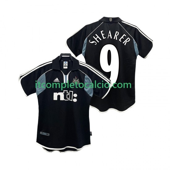 Maglia Newcastle United SHEARER 9 2000 2001 Retro Divisa Away Manica Corta ,Uomo