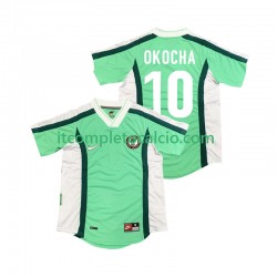 Maglia Nigeria OKOCHA 10 Retro Divisa Home 1998 Manica Corta ,Uomo