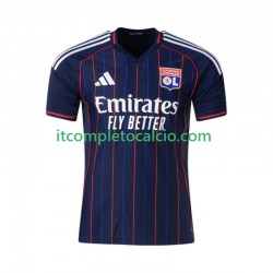 Maglia Olympique Lyonnais Divisa Away 2025-2026 Manica Corta ,Uomo