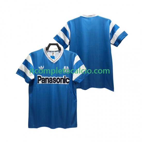 Maglia Olympique de Marseille 1990 Retro Divisa Away Manica Corta ,Uomo