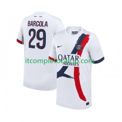 Maglia Paris Saint-Germain Bradley Barcola 29 Divisa Away 2025-2026 Manica Corta ,Uomo