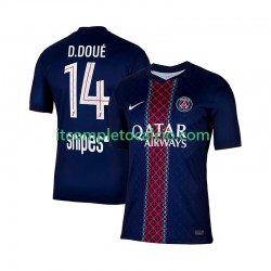 Maglia Paris Saint-Germain Desire Doue 14 Divisa Home 2025-2026 Manica Corta ,Uomo