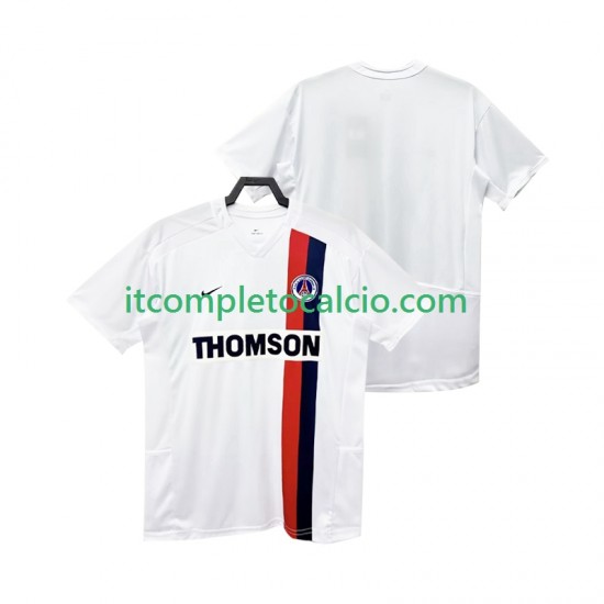 Maglia Paris Saint-Germain 2003 Retro Divisa Away 2002 Manica Corta ,Uomo