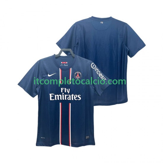 Maglia Paris Saint-Germain 2012 2013 Retro Divisa Home Manica Corta ,Uomo