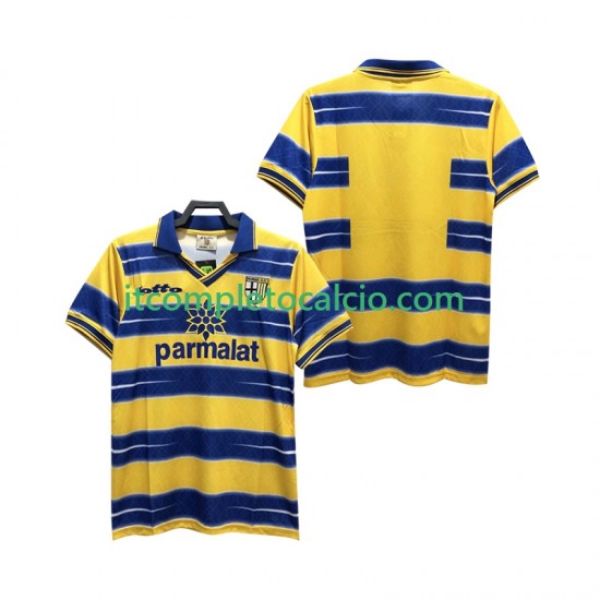 Maglia Parma Retro Divisa Home 1998 1999 Manica Corta ,Uomo