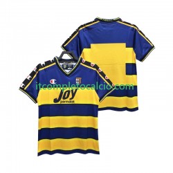 Maglia Parma 2001 Retro Divisa Home 2002 Manica Corta ,Uomo