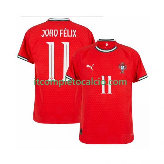 Maglia Portogallo Joao Felix 11 Divisa Home 2025-2026 Manica Corta ,Uomo