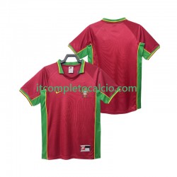 Maglia Portogallo Retro Divisa Home 1998 Manica Corta ,Uomo