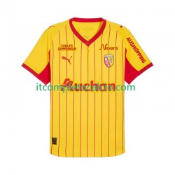 Maglia RC Lens Divisa Home 2025-2026 Manica Corta ,Uomo