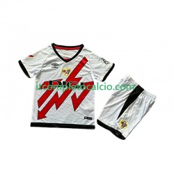 Maglia Rayo Vallecano Divisa Away 2024-2025 Manica Corta ,Bambino
