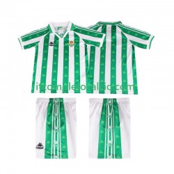 Maglia Real Betis 1996 1997 Retro Divisa Home Manica Corta ,Bambino