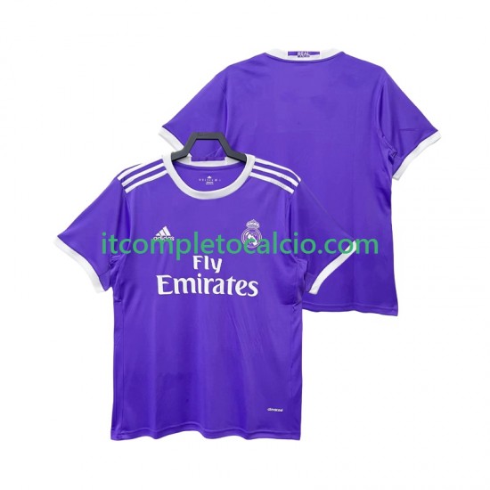 Maglia Real Madrid 2016 2017 Retro Divisa Away Manica Corta ,Uomo
