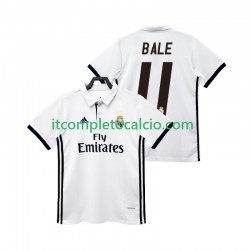 Maglia Real Madrid BALE 11 2017 2018 Retro Divisa Home Manica Corta ,Uomo