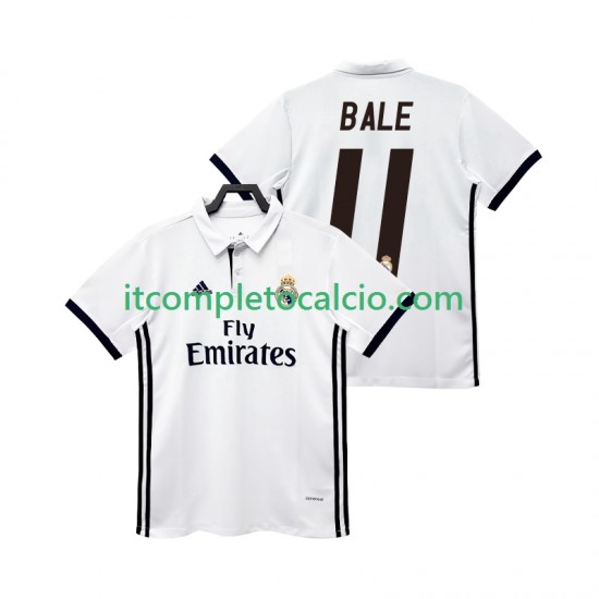 Maglia Real Madrid BALE 11 2017 2018 Retro Divisa Home Manica Corta ,Uomo