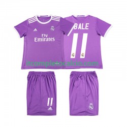 Maglia Real Madrid Bale 11 2016 2017 Retro Divisa Away Manica Corta ,Bambino