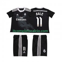 Maglia Real Madrid Bale 11 2014 Retro Terza Divisa Manica Corta ,Bambino