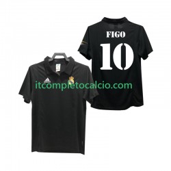Maglia Real Madrid FIGO 10 2003 Retro Divisa Away 2002 Manica Corta ,Uomo
