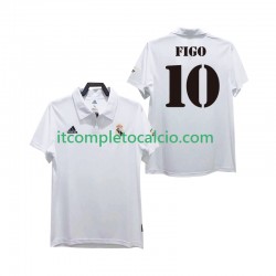 Maglia Real Madrid FIGO 10 2003 Retro Divisa Home 2002 Manica Corta ,Uomo