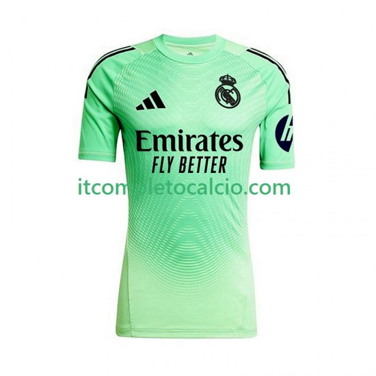 Maglia Real Madrid Portiere Divisa Away 2025-2026 Manica Corta ,Uomo