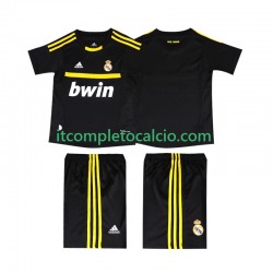Maglia Real Madrid -2012 Portiere Retro Divisa Home 2011 Manica Corta ,Bambino