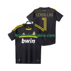 Maglia Real Madrid I.CASILLAS 1 2012 Portiere Retro Divisa Away 2011 Manica Corta ,Uomo