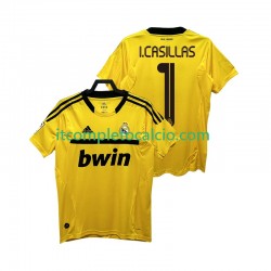 Maglia Real Madrid I.CASILLAS 1 2012 Portiere Retro Divisa Home 2011 Manica Corta ,Uomo