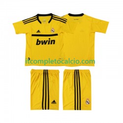Maglia Real Madrid 2012 Portiere Retro Divisa Home 2011 Manica Corta ,Bambino