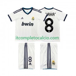 Maglia Real Madrid KAKA 8 2012 2013 Retro Divisa Home Manica Corta ,Bambino
