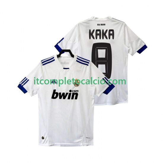 Maglia Real Madrid KAKA 8 Retro Divisa Home 2011 2010 Manica Corta ,Uomo