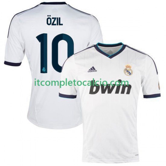 Maglia Real Madrid Ozil 2012 2013 Retro Divisa Home Manica Corta ,Uomo