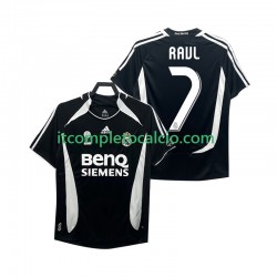 Maglia Real Madrid RAUL 7 2007 Retro Terza Divisa 2006 Manica Corta ,Uomo