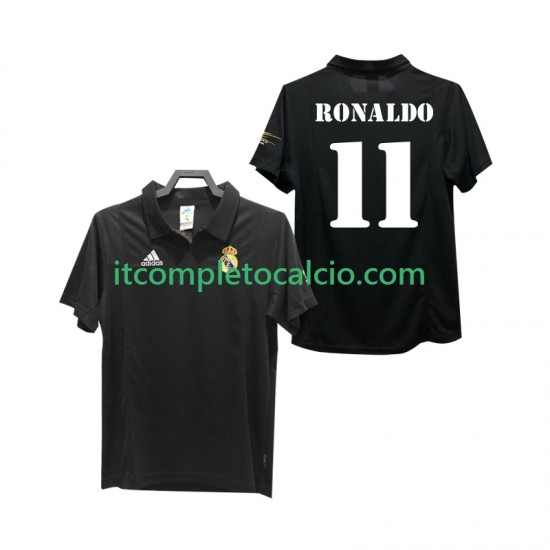 Maglia Real Madrid RONALDO 11 2003 Retro Divisa Away 2002 Manica Corta ,Uomo