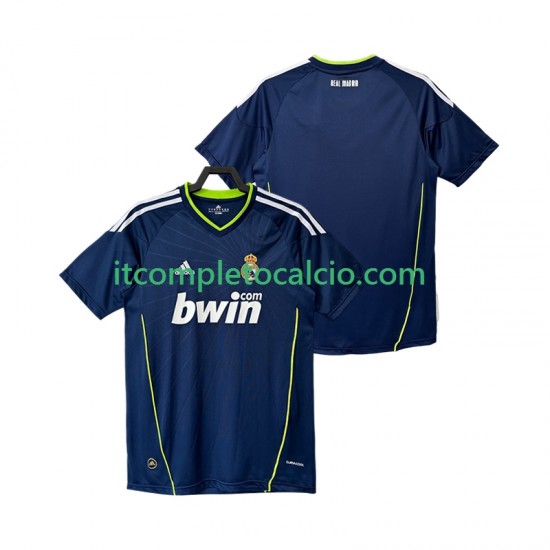 Maglia Real Madrid Retro Divisa Away 2011 2010 Manica Corta ,Uomo
