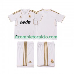 Maglia Real Madrid 2012 Retro Divisa Home 2011 Manica Corta ,Bambino