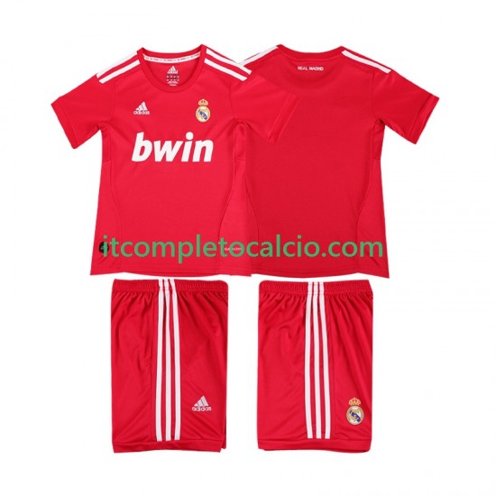 Maglia Real Madrid 2012 Retro Terza Divisa 2011 Manica Corta ,Bambino