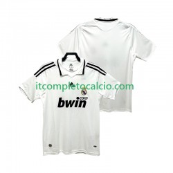 Maglia Real Madrid 2009 Retro Divisa Home 2008 Manica Corta ,Uomo