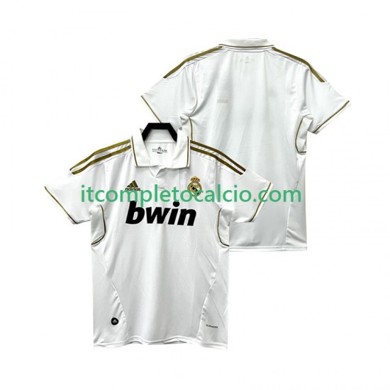 Maglia Real Madrid 2012 Retro Divisa Home 2011 Manica Corta ,Uomo