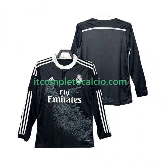 Maglia Real Madrid 2014 2015 Retro Terza Divisa Manica Lunga ,Uomo