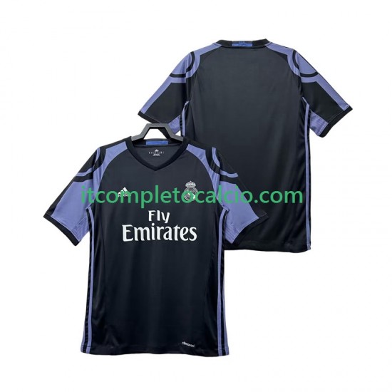 Maglia Real Madrid 2016 2017 Retro Terza Divisa Manica Corta ,Uomo