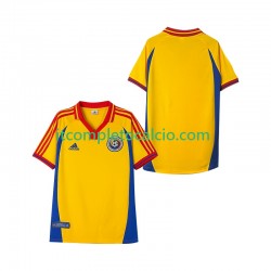 Maglia Romania 2000 Retro Divisa Home Manica Corta ,Uomo