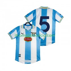 Maglia SS Lazio 5 2000 Retro Divisa Home 1999 Manica Corta ,Uomo