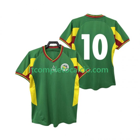 Maglia Senegal 10 Retro Divisa Away 2002 Manica Corta ,Uomo