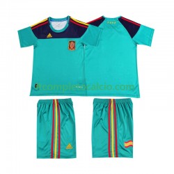 Maglia Spagna Portiere Retro Divisa Home 2010 Manica Corta ,Bambino